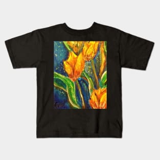 Tulips & Raindrops Kids T-Shirt